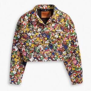 Levi’s x Super Mario Women’s Cropped Trucker Jacket | Iconic Denim Collab